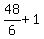 48%2F6+%2B+1