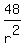 48%2Fr%5E2