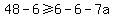 \"48-6%3E=6-6-7a+\"