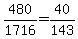 480%2F1716+=+40%2F143