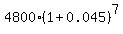 4800%2A%281%2B0.045%29%5E7