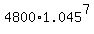 4800%2A1.045%5E7