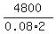 4800%2F%280.08%2A2%29