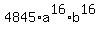 4845%2Aa%5E16%2Ab%5E16