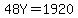 48Y=1920