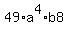 49%2Aa%5E4%2Ab8