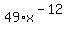 49%2Ax%5E%28-12%29