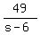 49%2F%28s-6%29