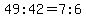 49%3A42=7%3A6