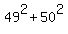 49%5E2+%2B+50%5E2