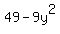 49-9y%5E2