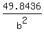 49.8436%2Fb%5E2