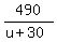 490%2F%28u%2B30%29