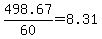 498.67%2F60=8.31