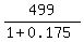 499%2F%281%2B0.175%29