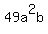 49a%5E2b