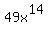 49x%5E14