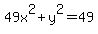 49x%5E2+%2B+y%5E2+=+49