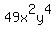 49x%5E2y%5E4