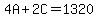 4A%2B2C=1320