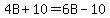 4B+%2B+10+=+6B+-+10