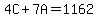 4C%2B7A=1162