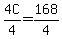 4C%2F4=168%2F4