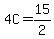 4C=15%2F2