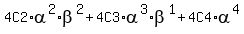4C2%2Aalpha%5E2%2Abeta%5E2+%2B+4C3%2Aalpha%5E3%2Abeta%5E1+%2B+4C4%2Aalpha%5E4