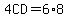 4CD=6%2A8