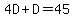 4D%2BD=45