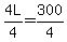 4L%2F4=300%2F4