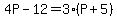 4P-12=3%28P%2B5%29