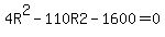 4R%5E2-110R2-1600=0