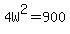 4W%5E2=900