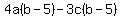 4a%28b-5%29-3c%28b-5%29