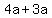 4a%2B3a
