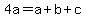 4a=a%2Bb%2Bc%7D%7D%5D%0D%0A2.%7B%7B%7B3a=b%2Bc