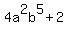 4a%5E2b%5E5%2B2
