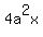 4a%5E2x