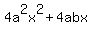 4a%5E2x%5E2%2B4abx