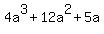 4a%5E3%2B12a%5E2%2B5a
