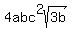 4abc%5E2sqrt%283b%29