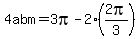 4abm+=+3pi-2%282pi%2F3%29