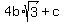 4b%2Asqrt%283%29%2Bc