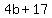 4b%2B17%29%28b-5%29=0