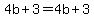 4b%2B3=4b%2B3