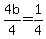 4b%2F4+=+1%2F4