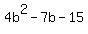 4b%5E2-7b-15