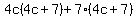 4c%284c%2B7%29%2B7%284c%2B7%29